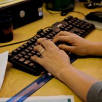 Hands on keyboard